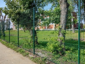 3D заборы для школы 90 метров фото в Истре